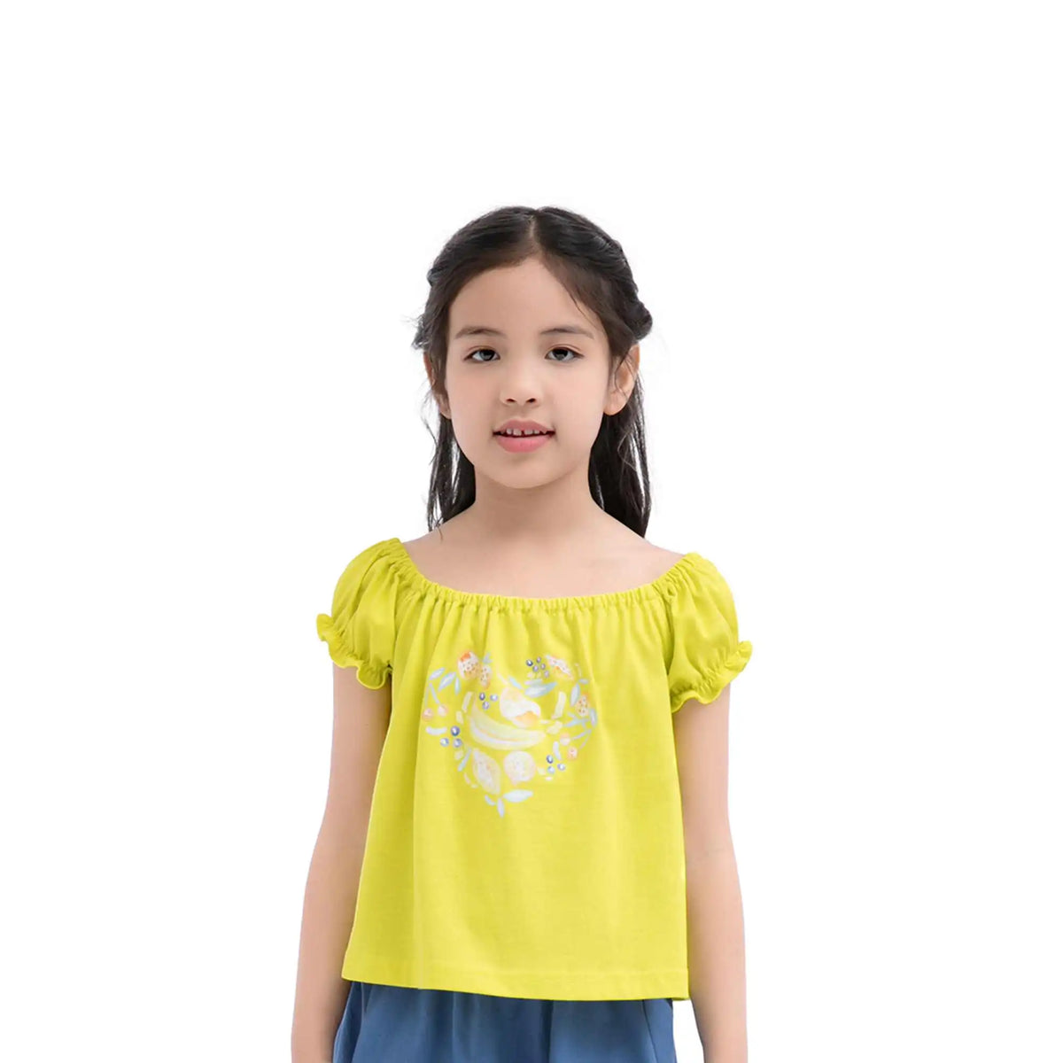 printed casual t shirt for girls image