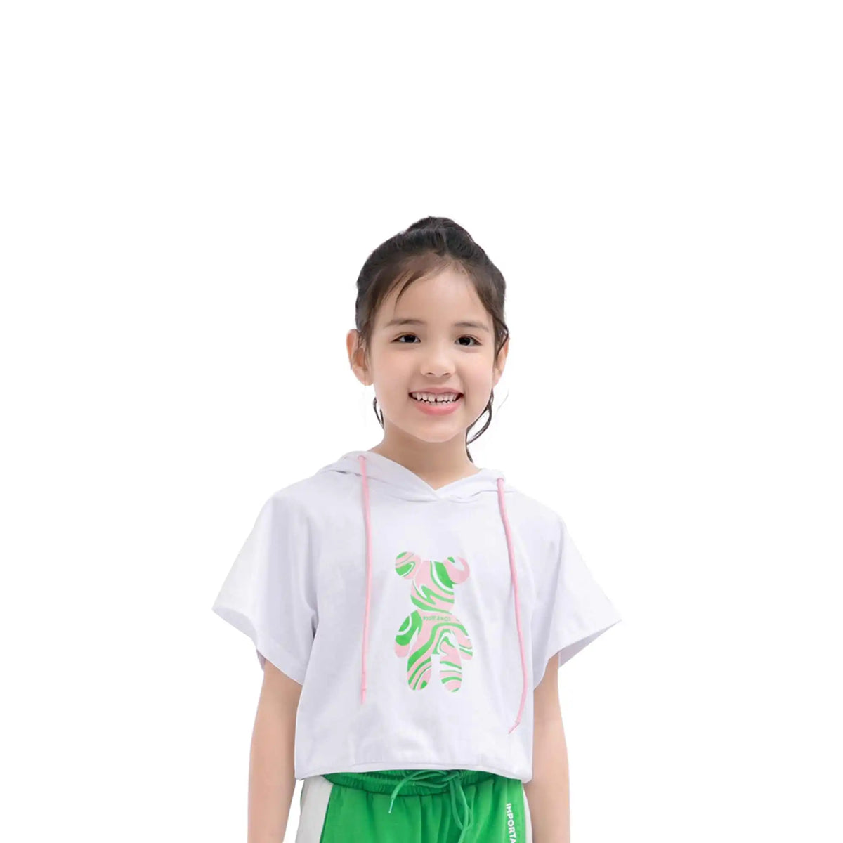 printed sport t shirt for girls image