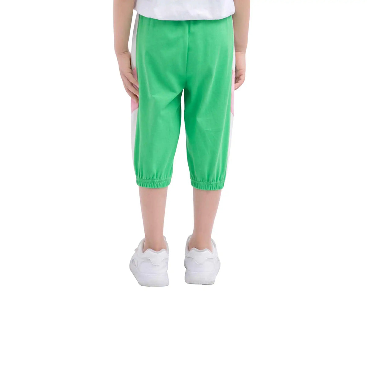 Ankle-Tied Sport Pants For Girls 120 | 5-6Y Green 120 | 5-6Y,49,50,45.8,75 Image