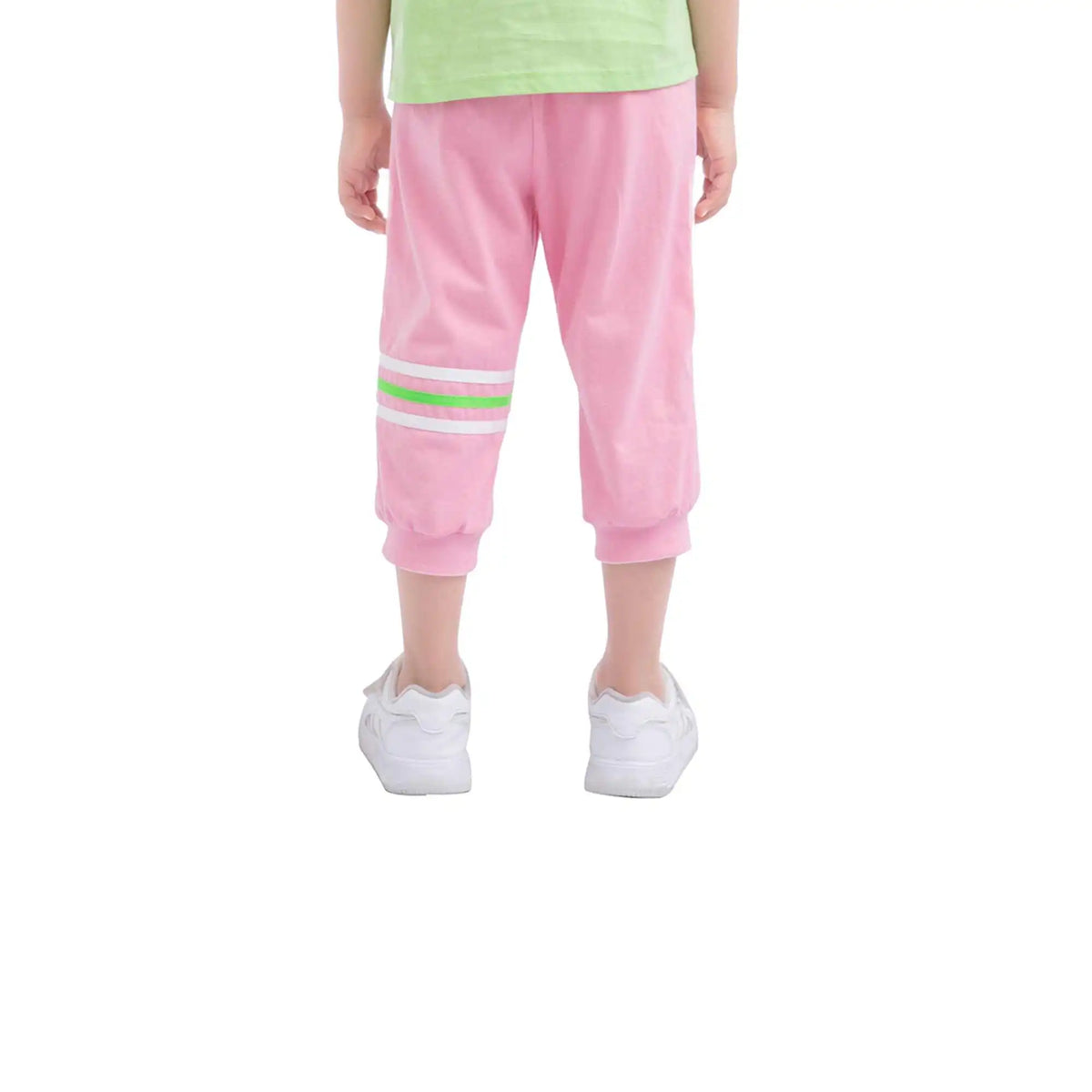 Ankle-Tied Sport Pants For Girls 120 | 5-6Y Pink 120 | 5-6Y,57,50,45.8,75 Image