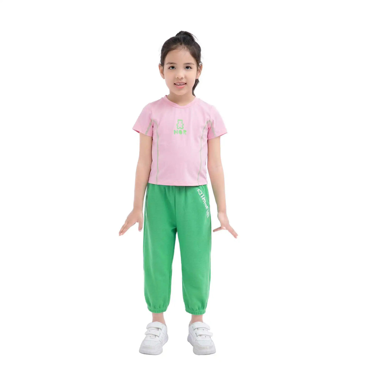 printed sport t shirt for girls image