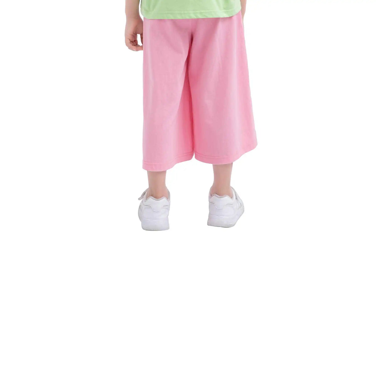 Wide-Leg Sport Pants For Girls 110 | 4-5Y Pink 110 | 4-5Y,58,48,40.4,71 Image