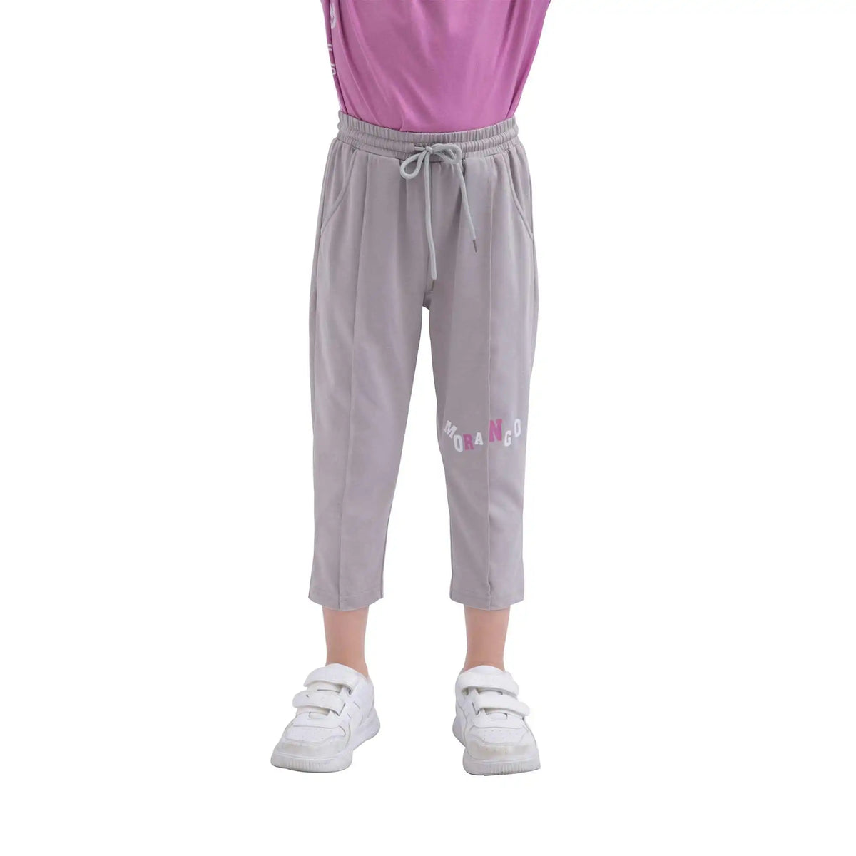 Ordinary Sport Pants For Girls 100 | 3Y Light Gray 100 | 3Y,52.5,46,39.8,65 Image