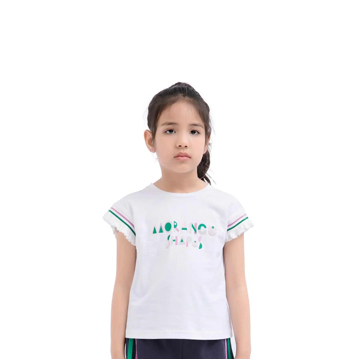 printed sport t shirt for girls image