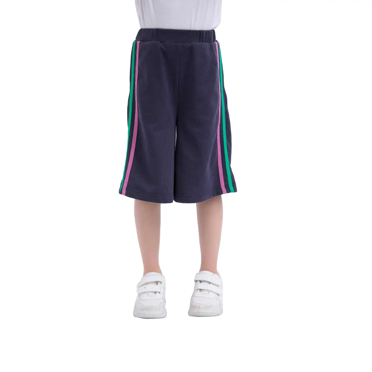 Wide-Leg Sport Pants For Girls 100 | 3Y Navy 100 | 3Y,41,46,48,67 Image