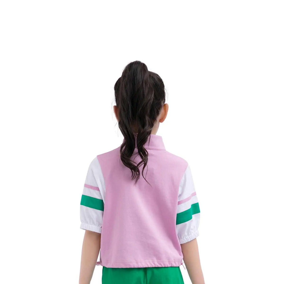 color blocked sport pullover for girls image