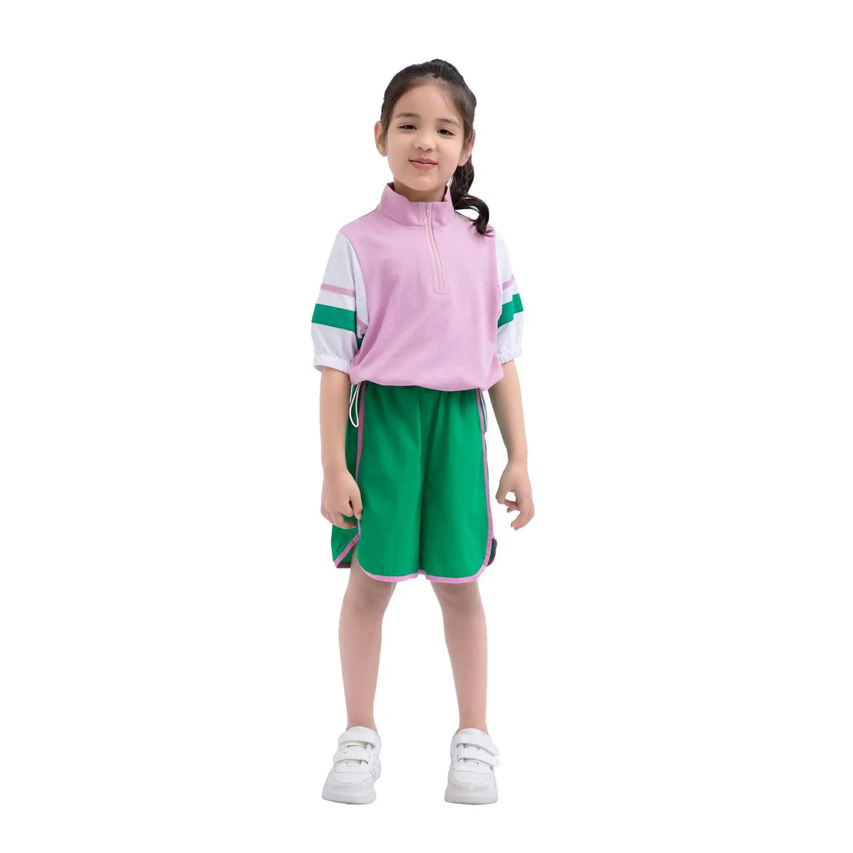 color blocked sport pullover for girls image