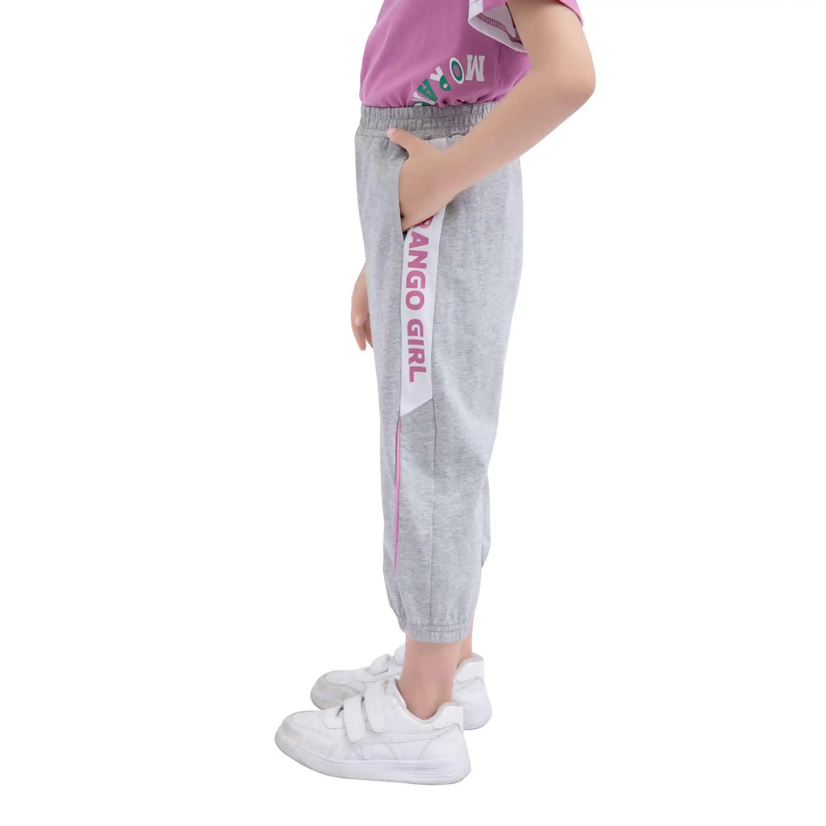 Ankle-Tied Sport Pants For Girls