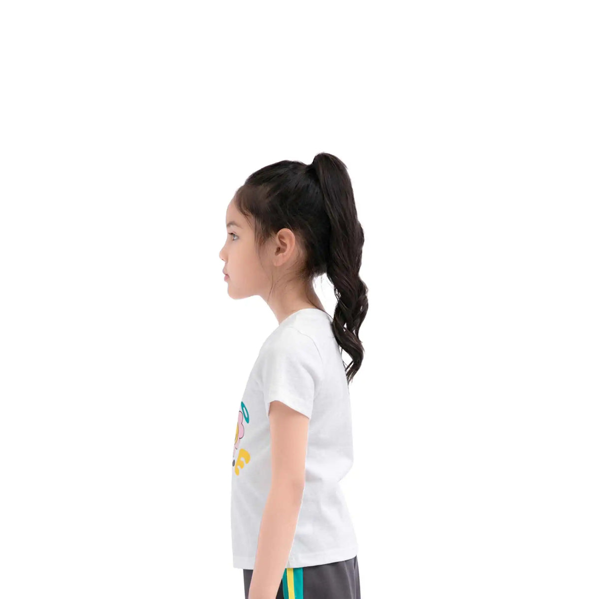 printed sport t shirt for girls image