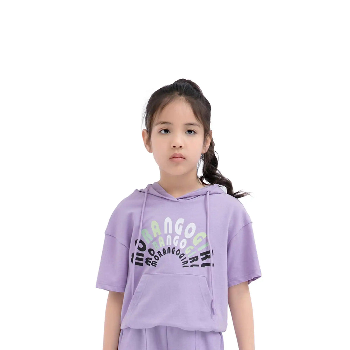 printed sport pullover for girls image