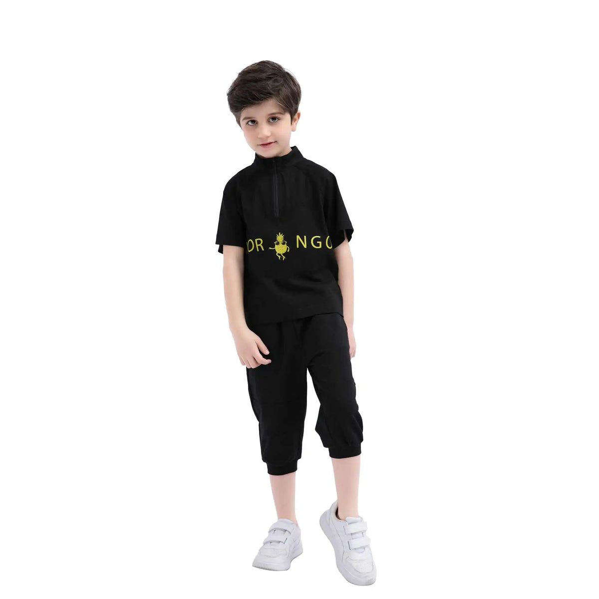 Printed Sport T.Shirt For Boys 120 | 5-6Y Black 120 | 5-6Y,48,85,26.5, Image