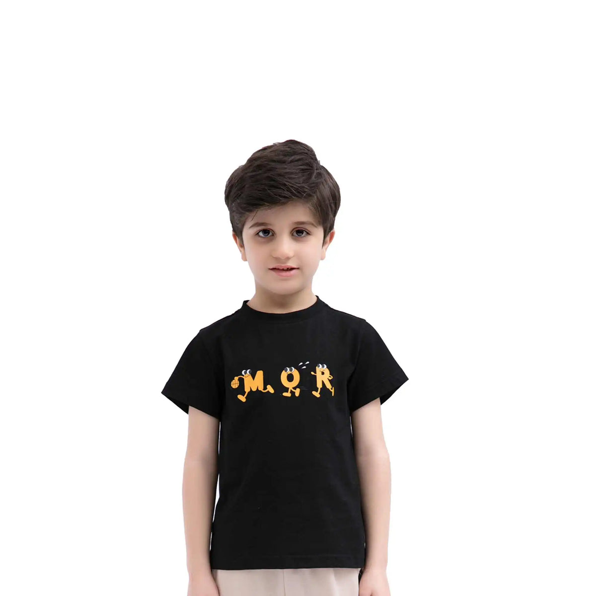 Printed Sport T.Shirt For Boys 100 | 3Y Black 100 | 3Y,40,63,10, Image