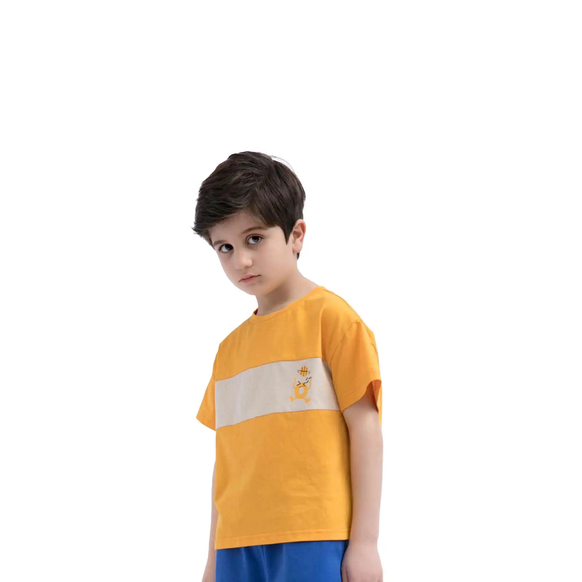 Printed Sport T.Shirt For Boys 130 | 7-8Y Orange 130 | 7-8Y,52,90,13, Image