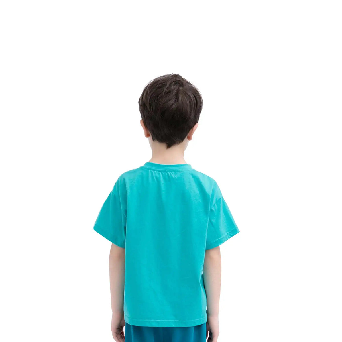 Printed Sport T.Shirt For Boys 110 | 4-5Y Blue Green 110 | 4-5Y,44,80,12, Image