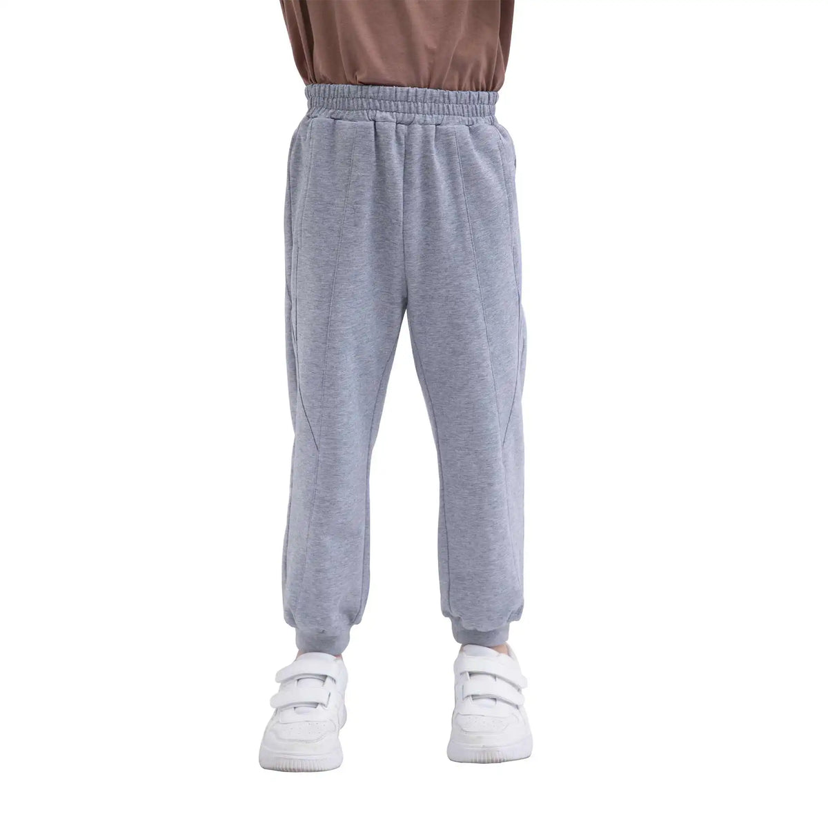 Ankle-Tied Sport Pants For Boys 100 | 3Y Gray 100 | 3Y,57,46,44.2,73 Image