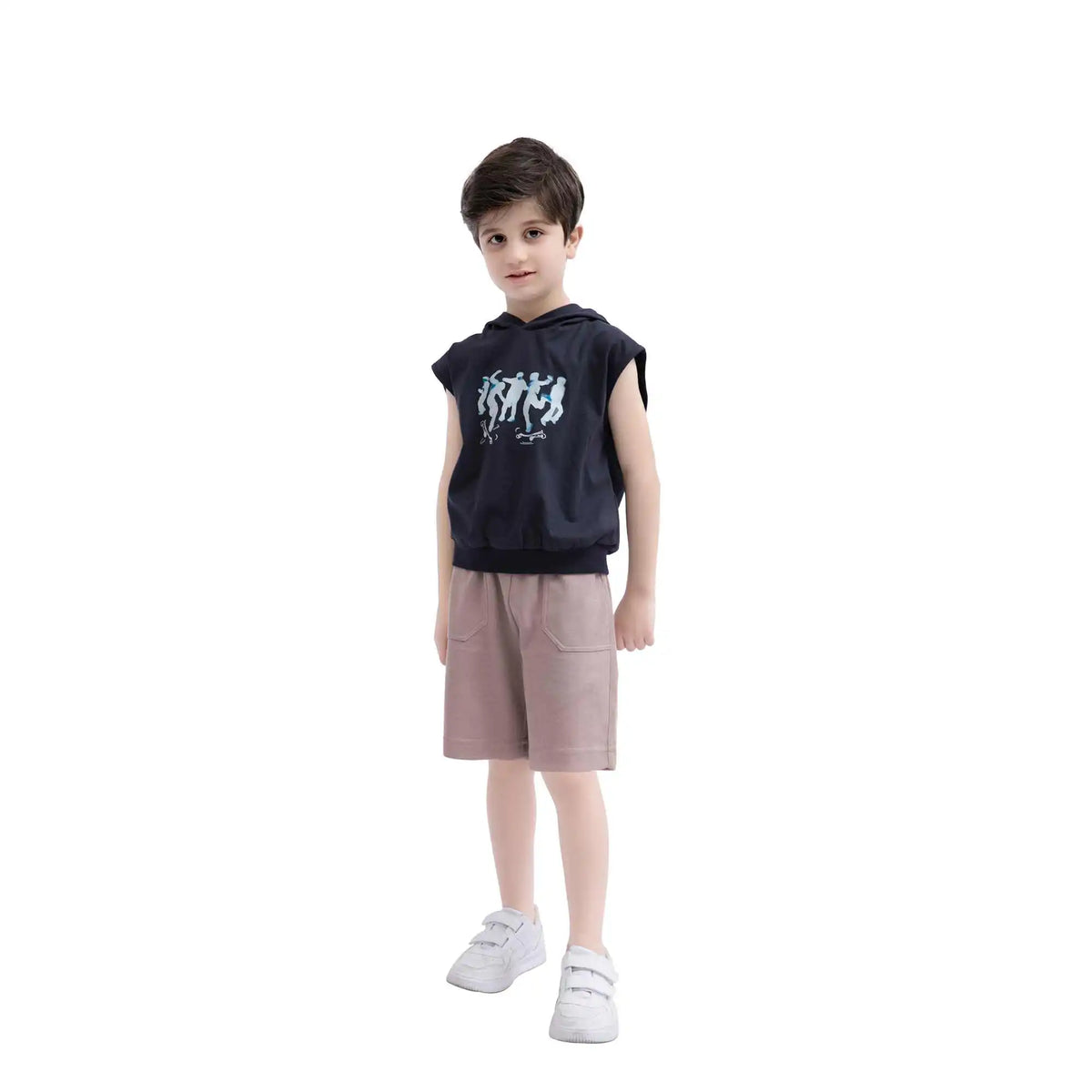 Printed Sport T.Shirt For Boys 120 | 5-6Y Navy 120 | 5-6Y,48,85,, Image