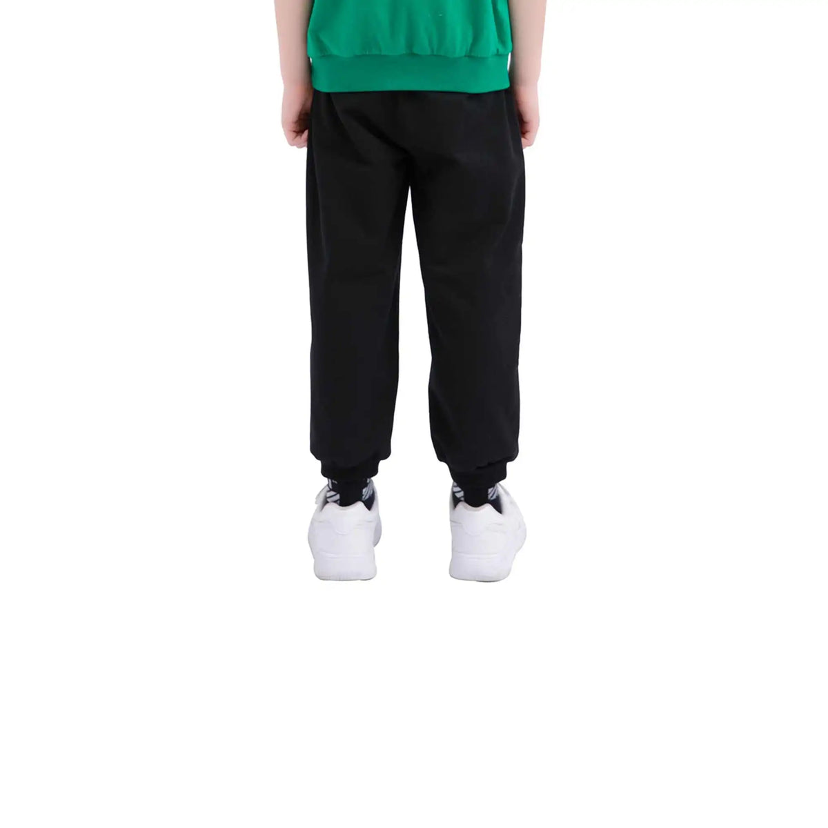 Ankle-Tied Sport Pants For Boys 110 | 4-5Y Black 110 | 4-5Y,58,48,48,78 Image