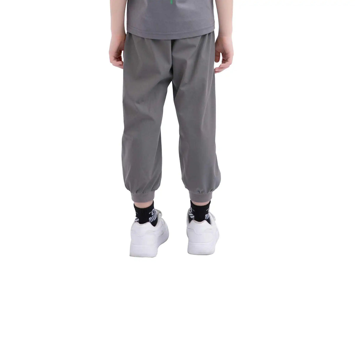 Ankle-Tied Sport Pants For Boys 110 | 4-5Y Gray 110 | 4-5Y,58,48,48,78 Image