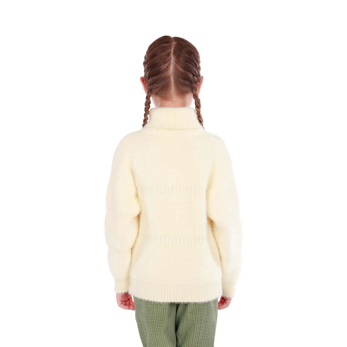 Jacquard Elegant Sweater For Girls Image