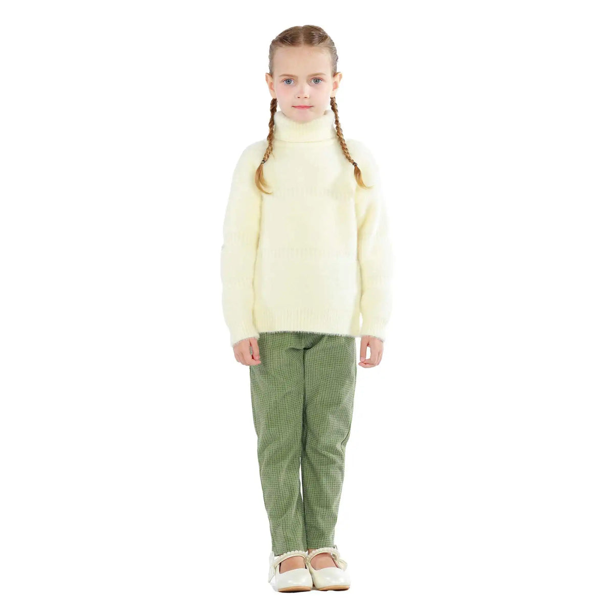 Jacquard Elegant Sweater For Girls Image