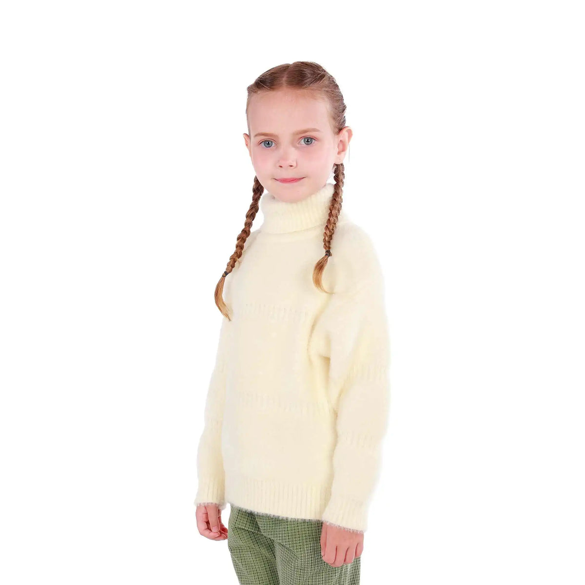 Jacquard Elegant Sweater For Girls Image