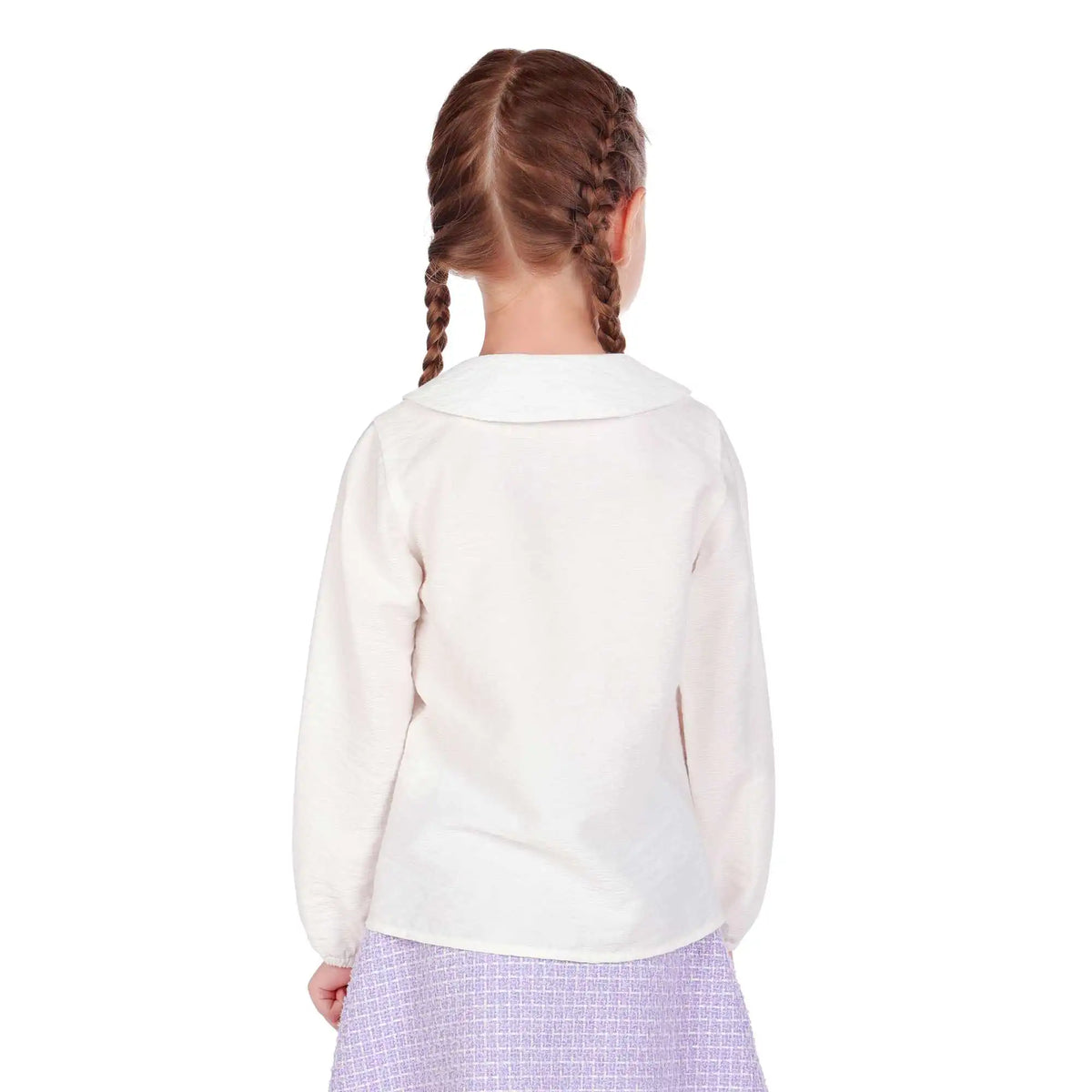 Jacquard Elegant Shirt For Girls Image