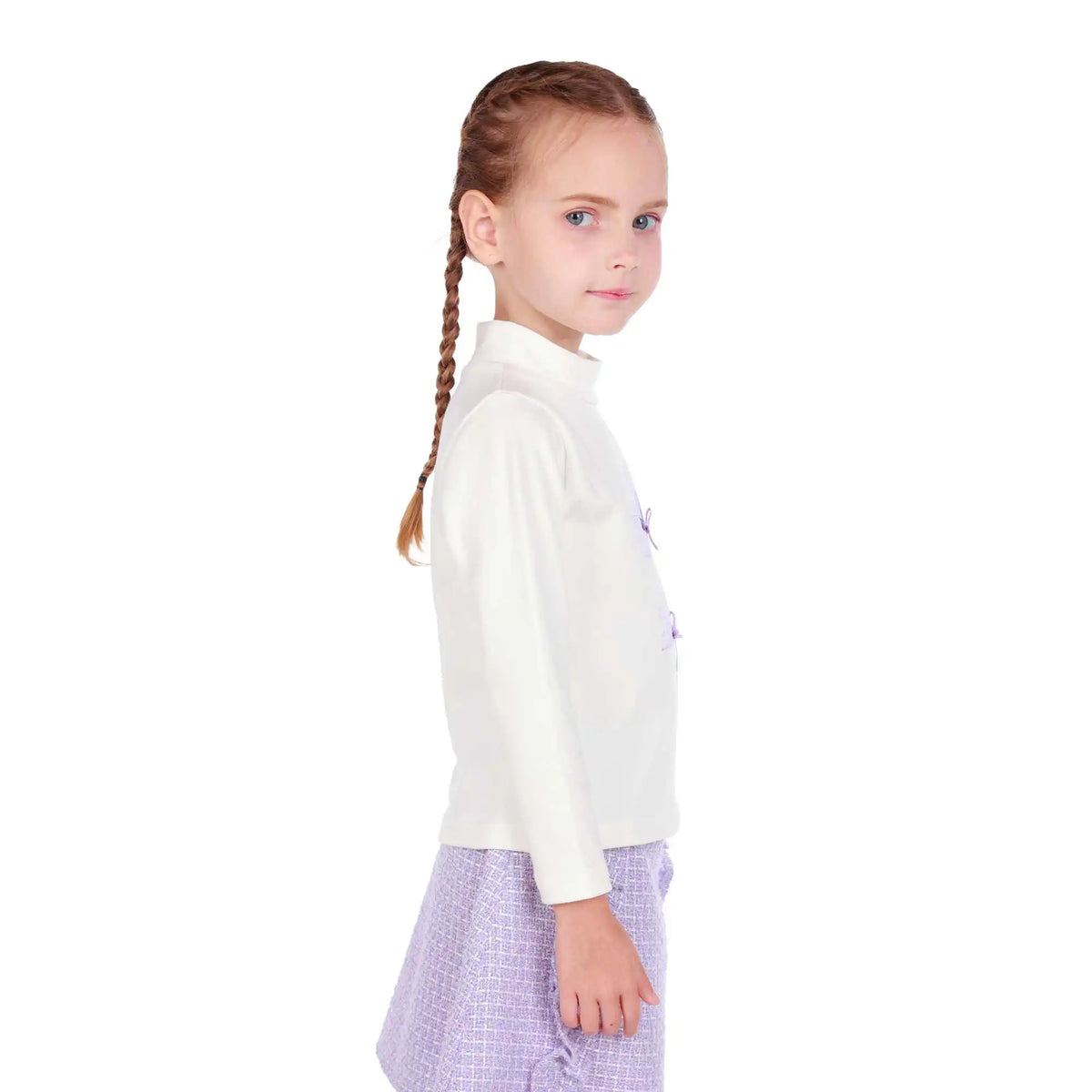 Jacquard Elegant Shirt For Girls Image