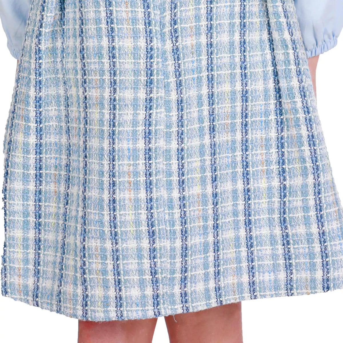 Checked Elegant Dress For Girls