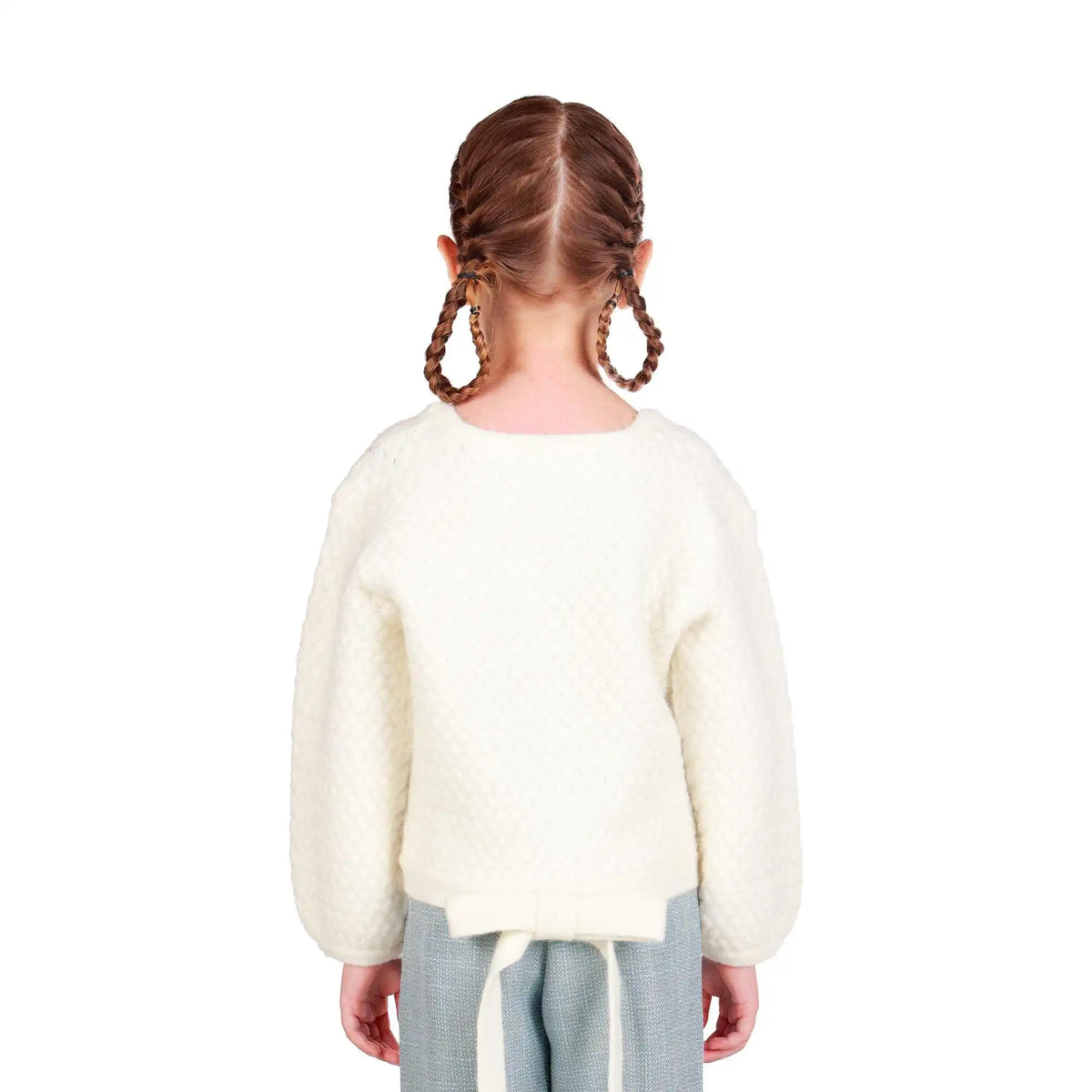 Jacquard Elegant Sweater For Girls