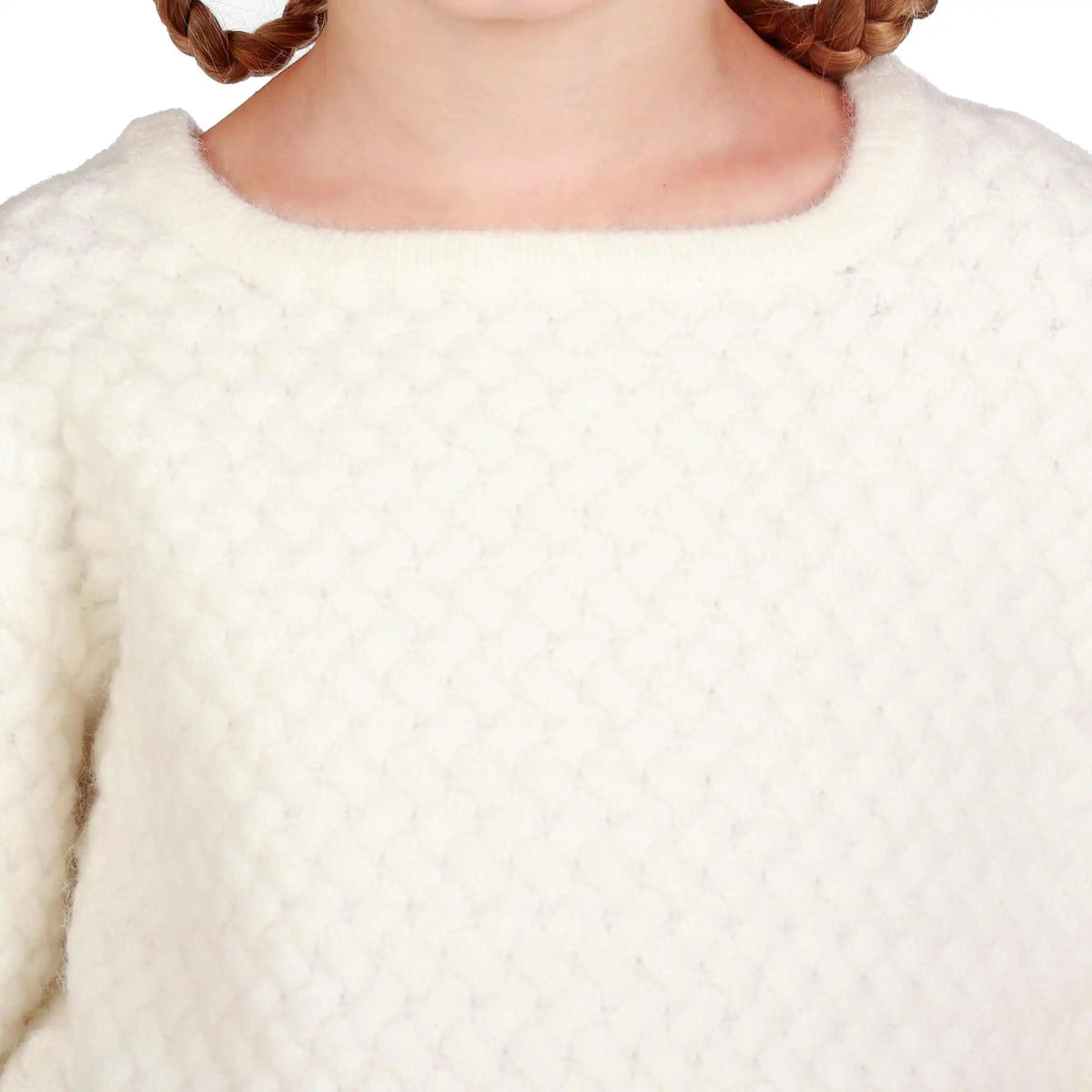 Jacquard Elegant Sweater For Girls