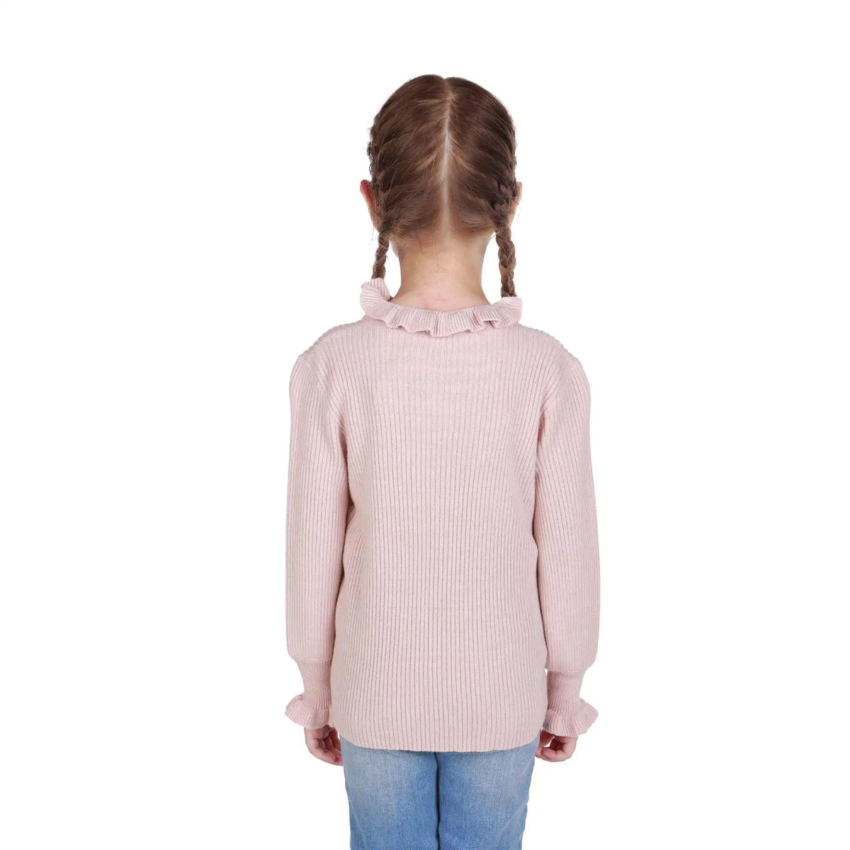 Plain Elegant Sweater For Girls Image