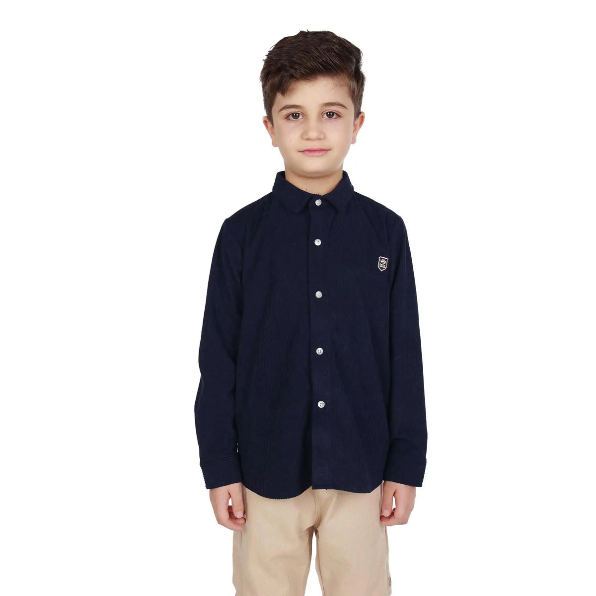 badge elegant shirt for boys image