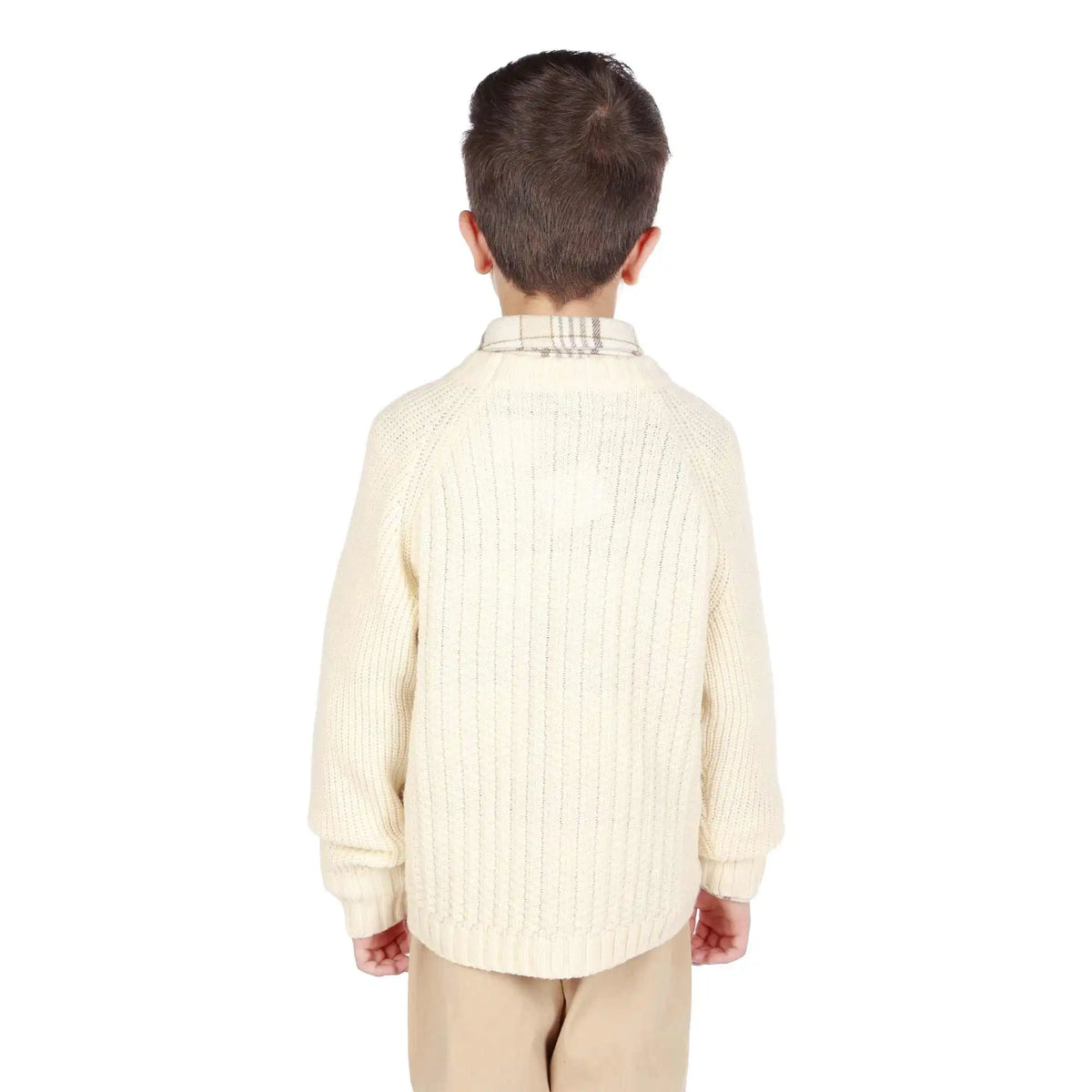 badge elegant sweater for boys image