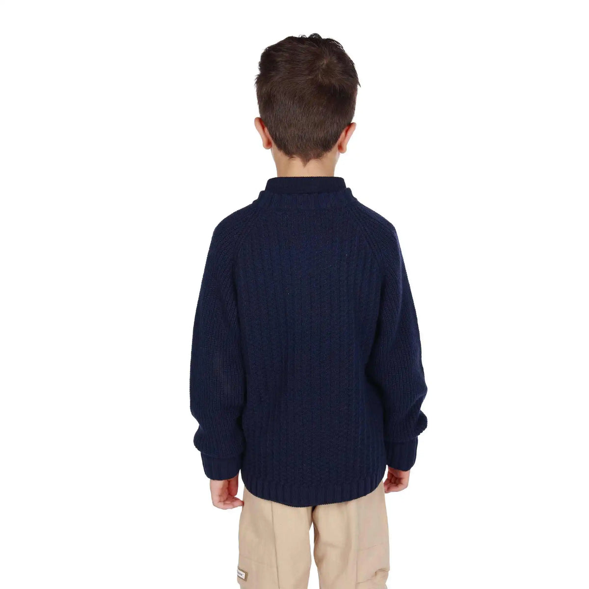 badge elegant sweater for boys image