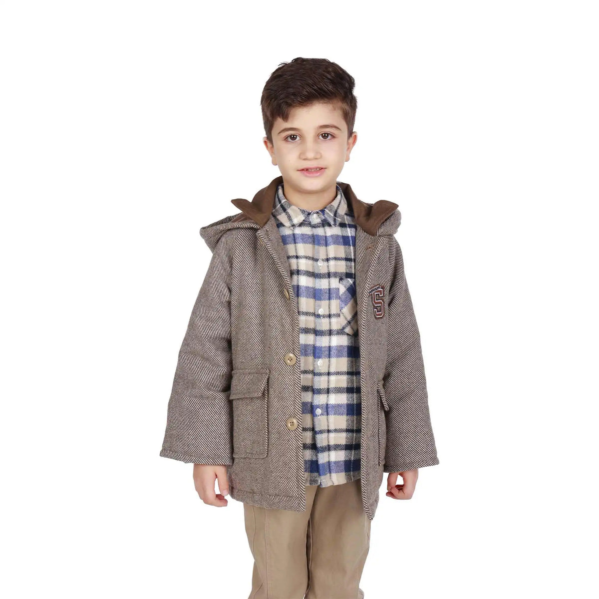 Striped Elegant Jacket For Boys