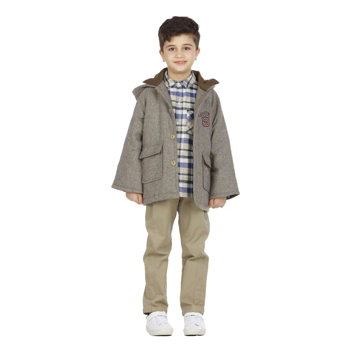 Striped Elegant Jacket For Boys