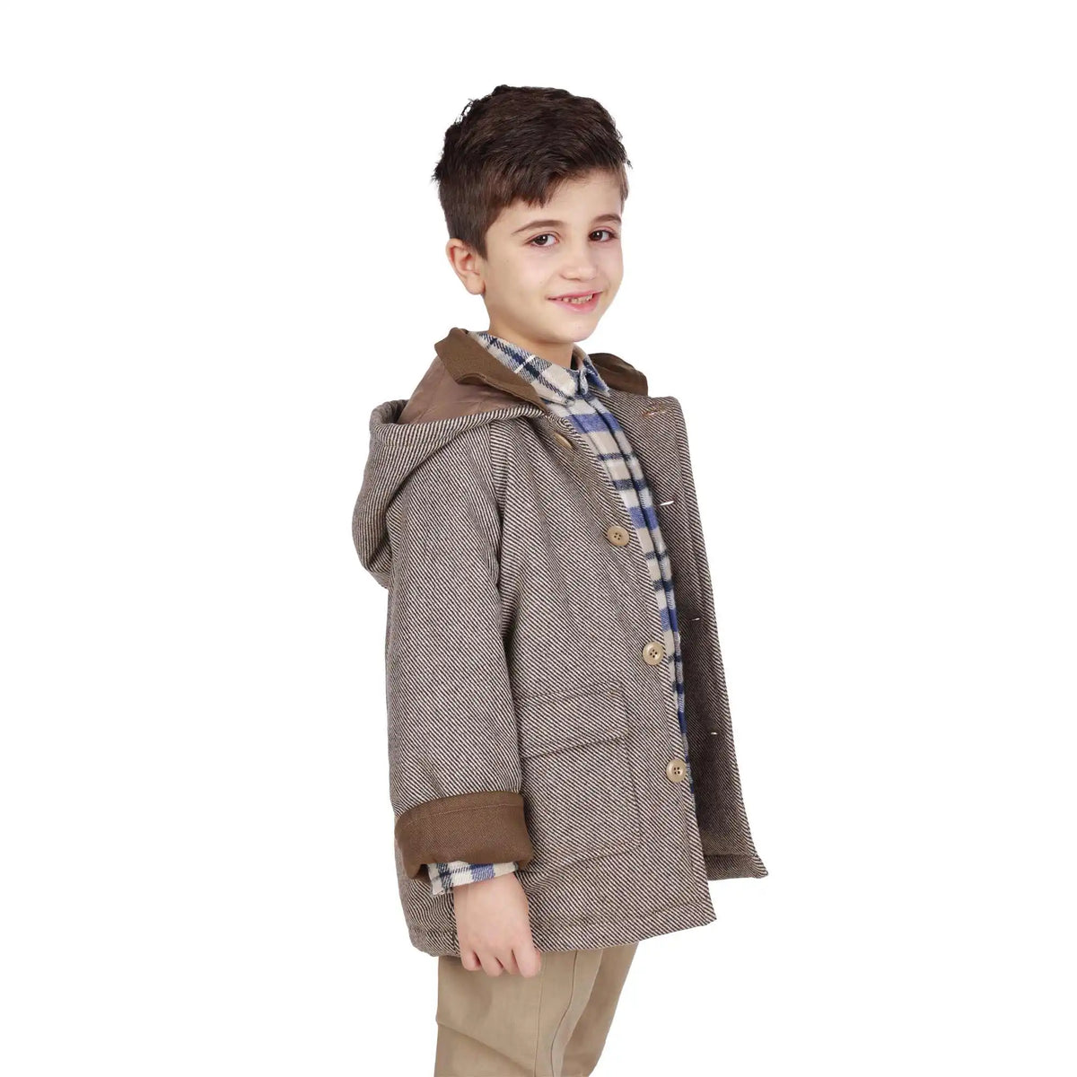 Striped Elegant Jacket For Boys