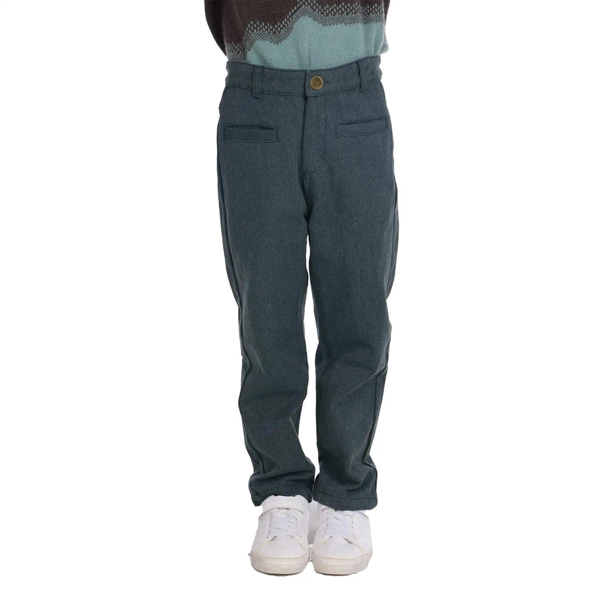 Ordinary Elegant Pants For Boys 100 | 3Y Dark Green 100 | 3Y,60,52,41,66 Image