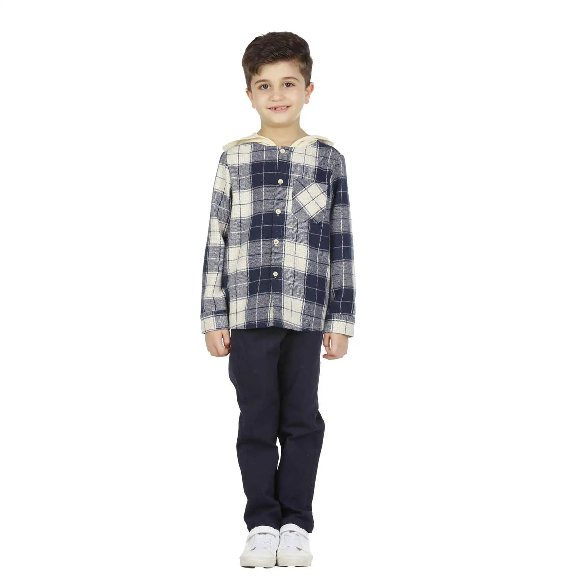 Checked Elegant Shirt For Boys Image