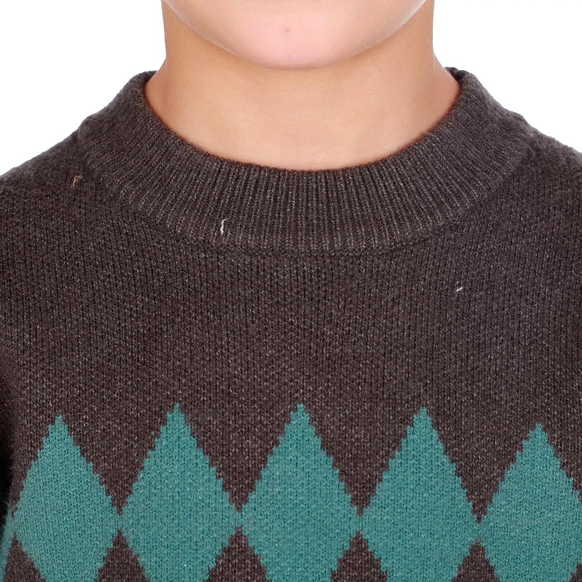 prominent print elegant sweater for boys image