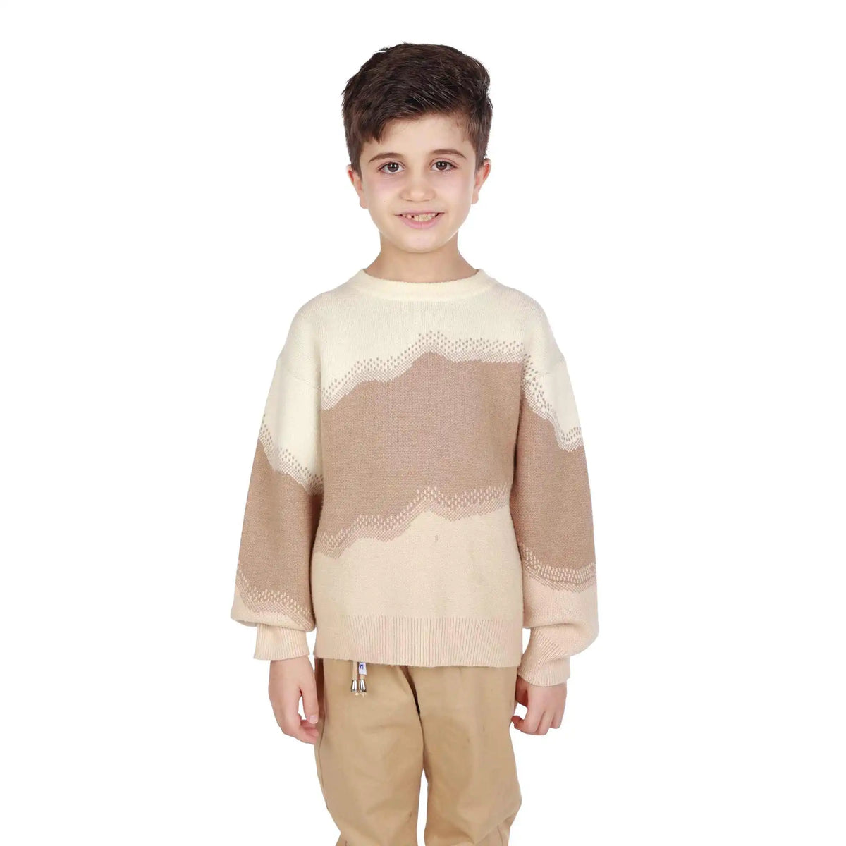 Color-Blocked Elegant Sweater For Boys