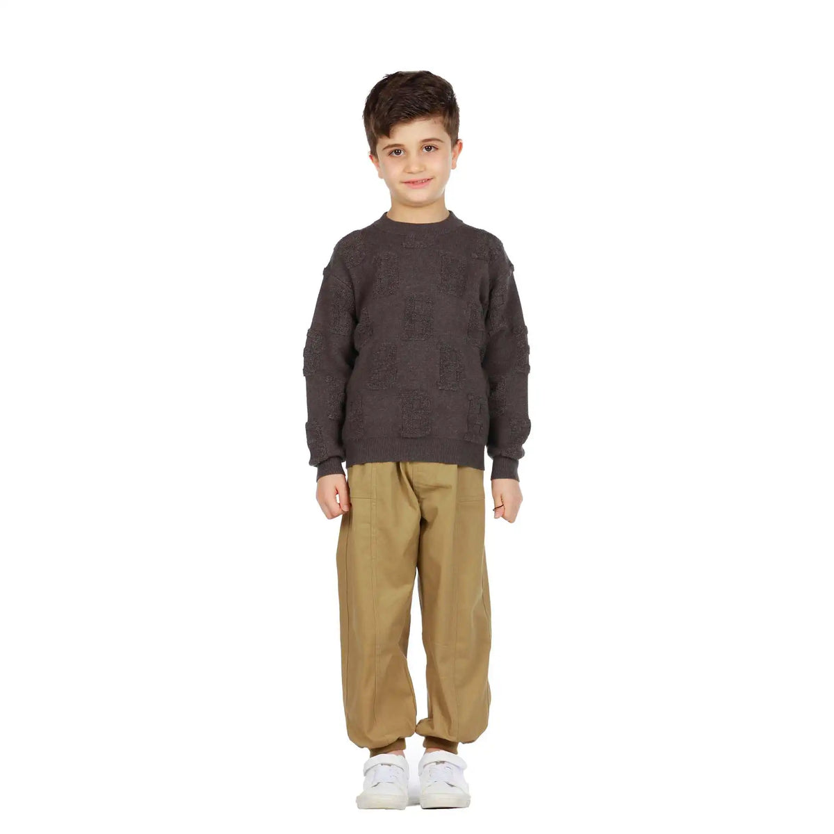 Jacquard Elegant Sweater For Boys Image