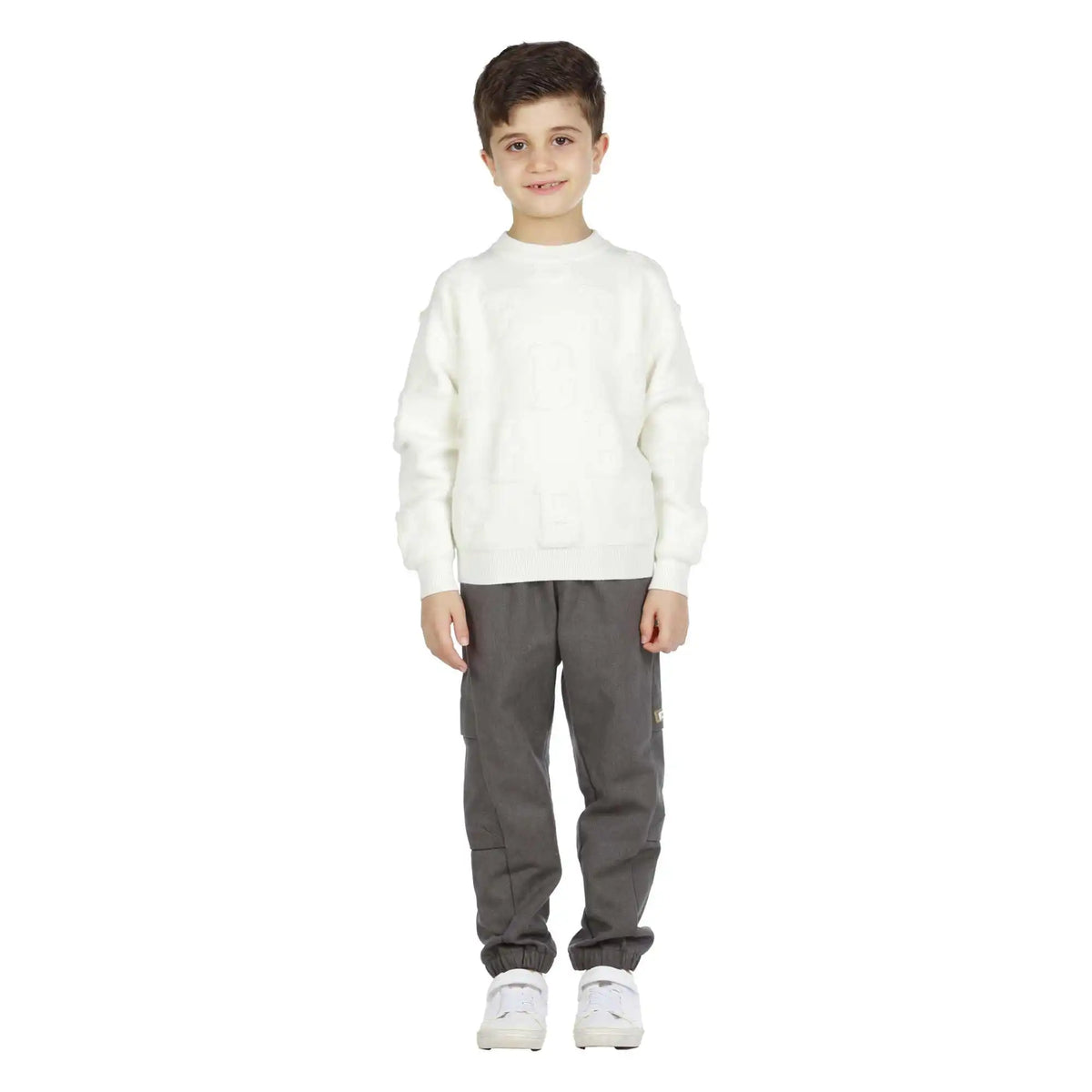 Jacquard Elegant Sweater For Boys Image