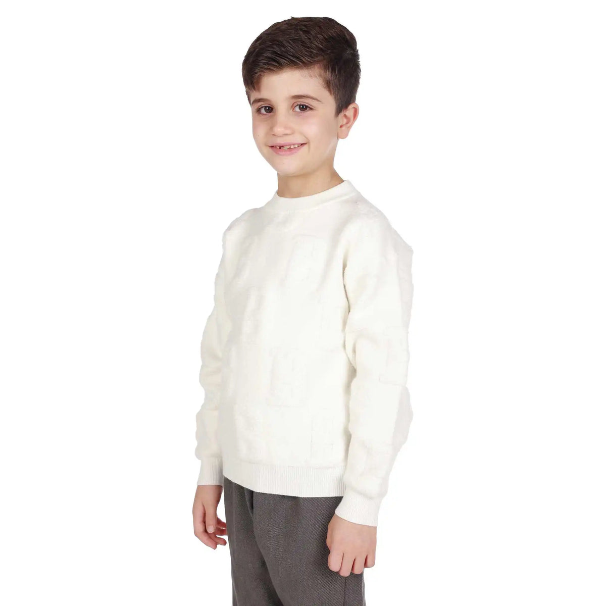 Jacquard Elegant Sweater For Boys Image