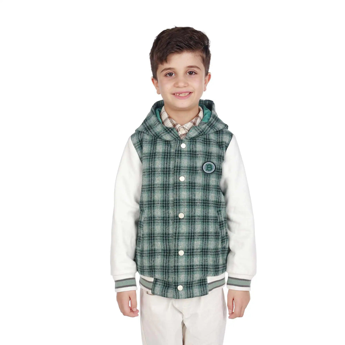 Checked Elegant Jacket For Boys