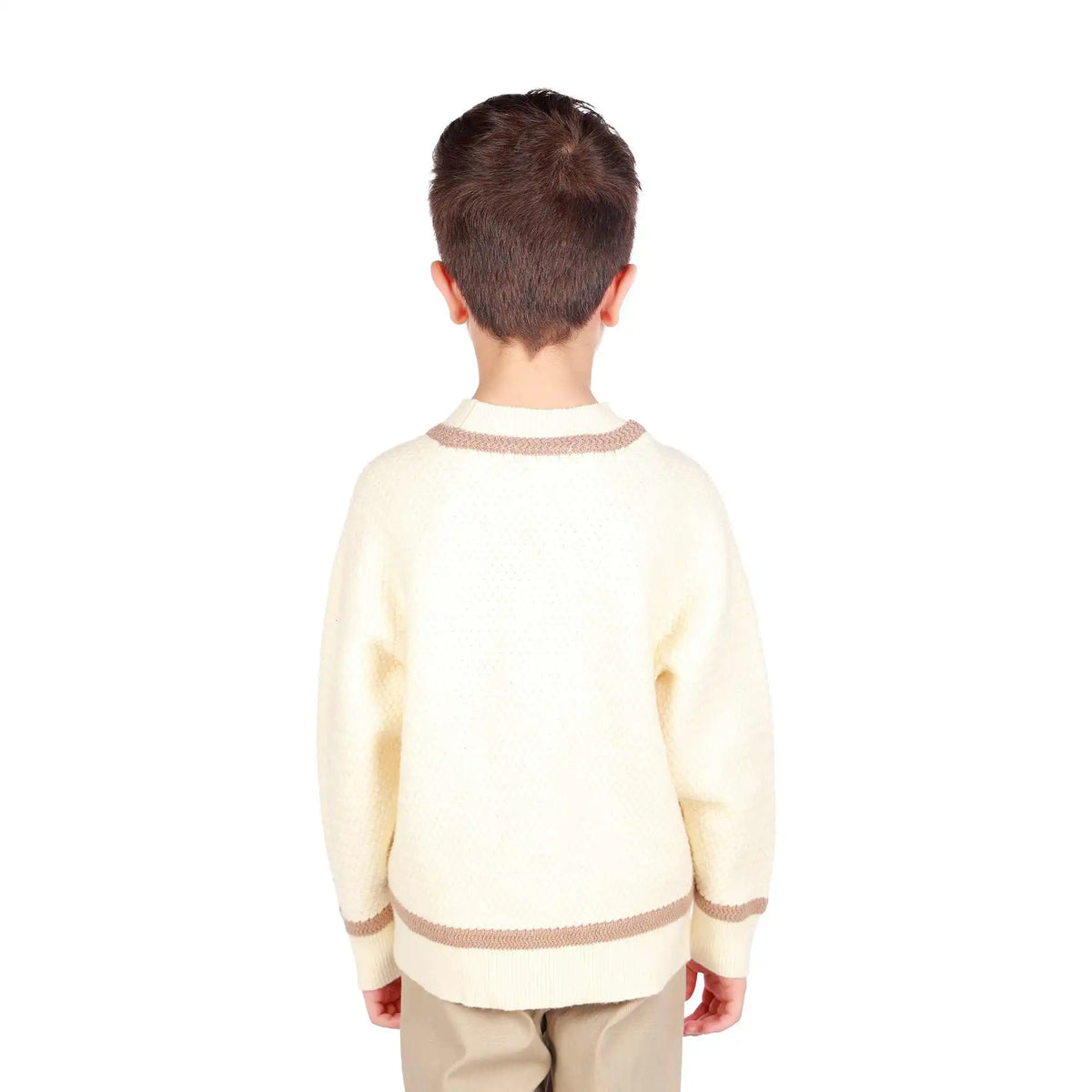 Color-Blocked Elegant Sweater For Boys