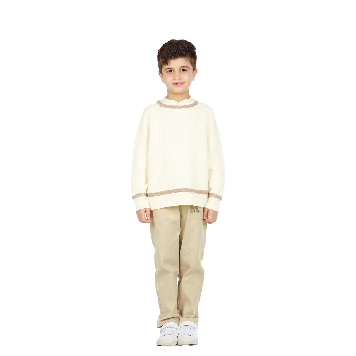 Color-Blocked Elegant Sweater For Boys