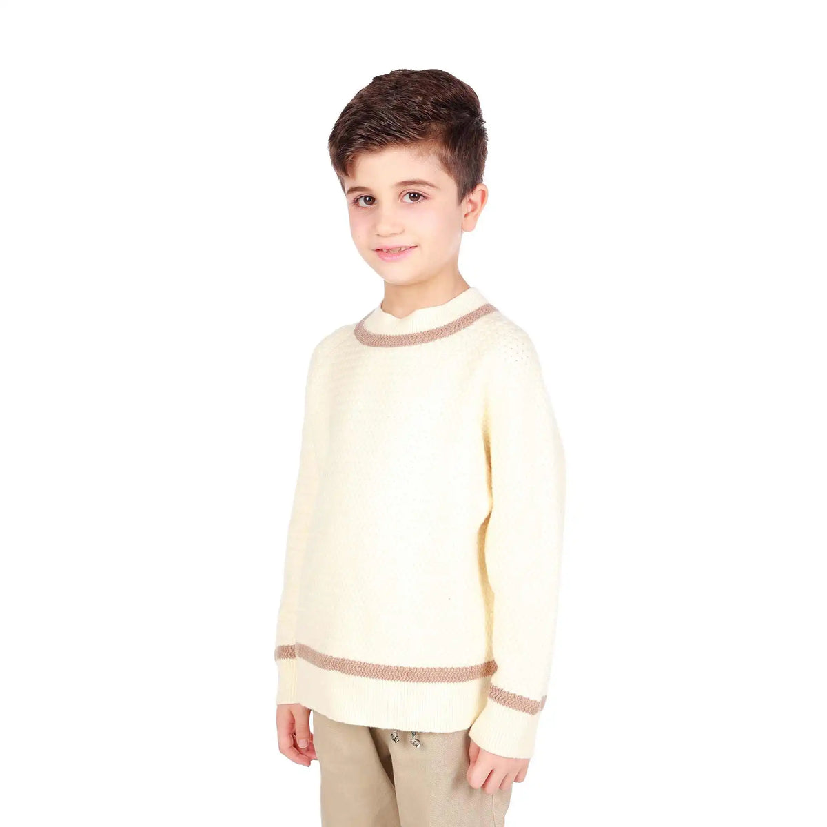 Color-Blocked Elegant Sweater For Boys