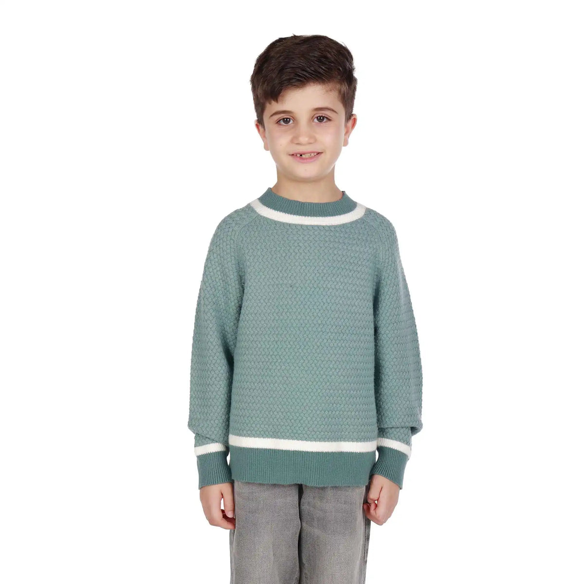 Color-Blocked Elegant Sweater For Boys