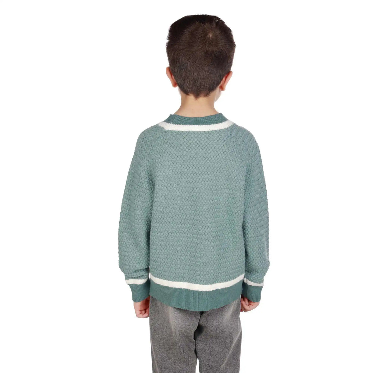 Color-Blocked Elegant Sweater For Boys